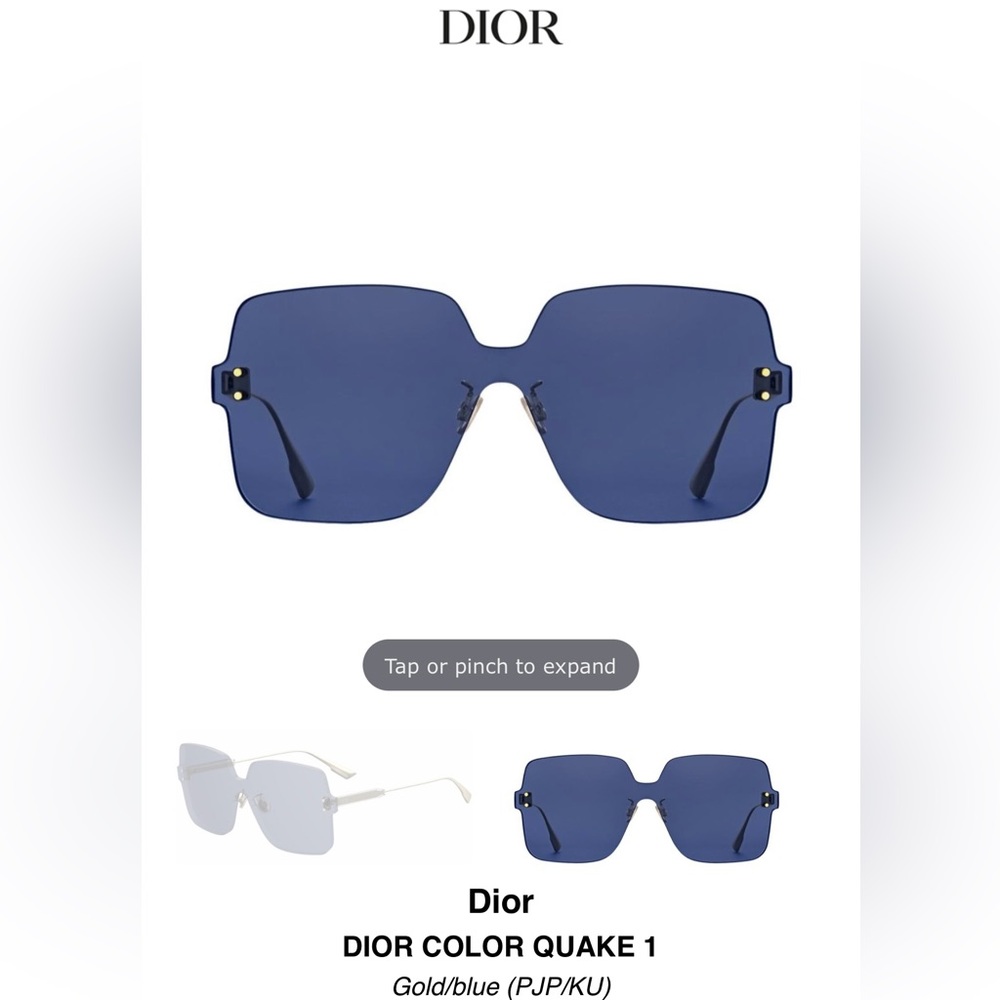 Christian Dior Rimless Sunglasses